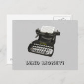Verstuur geld! Briefkaart (Voorkant / Achterkant)