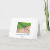 Verstuur groeten met geschilde Dragonfly-kaarten Kaart (Achterkant)