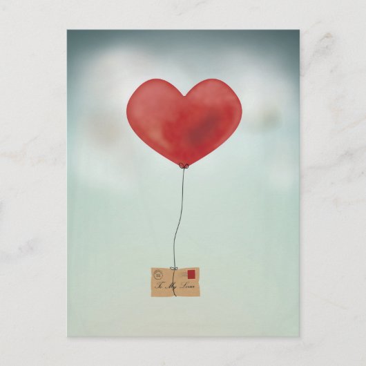 Verstuur je liefde. briefkaart (Voorkant)