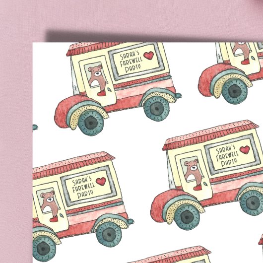 Verstuur met liefde weggaan Afscheidsfeest Kaart