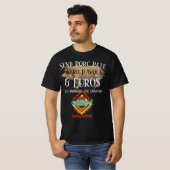 Verstuur Porc Pate Nero D'Avola en Euro's T-shirt (Voorkant volledig)