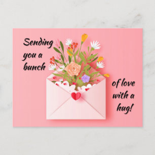 Verstuur wat liefde en een knuffel! briefkaart