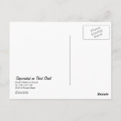 Verstuurd op Briefkaart van de derde straat (Achterkant)