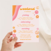 Versuft & Betrokken Roze & Sinaasappel Kaart