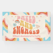 Versuft en betrokken Bachelorette Party Decor Spandoek (Horizontaal)