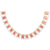 Versuft en betrokken groovy retro bachelorette ban vlaggetjes (Alle)