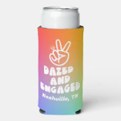 Versuft en betrokken Retro Rainbow Bachelorette (Seltzer Voorkant)