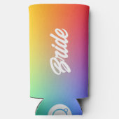 Versuft en betrokken Retro Rainbow Bachelorette (Achterkant)