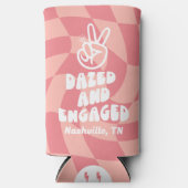 Versuft en verloofd Retro Checkerboard Bachelorett (Voorkant)