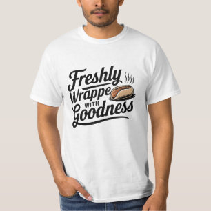 versverpakte goederen t-shirt