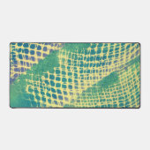 Vert Abstrait et violet sur les tapis de bureau ja (Recto)