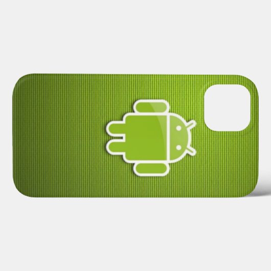Vert Android iPhone 13 Coque (Verso (horizontal))