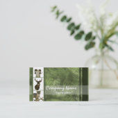 Vert animal multiple de ~ de cartes de visite (Debout devant)