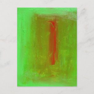 "Vert au rouge" Josef Albers Hommage Carte postale