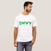Vert avec le T-shirt d'envie (Devant entier)
