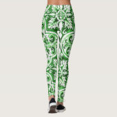 Vert Azulejo Dolce Leggings charme méditerranéen (Dos)