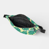 Vert beige palmier tropical (Ouvrir)