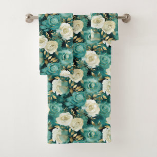 Vert blanc or Rose Floral