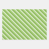 Vert blanc quatre feuilles Motif personnalisé (Devant 2)