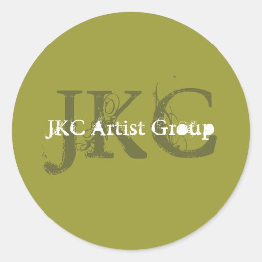 Vert blanc trois Étiquette de produit commercial i (Devant)