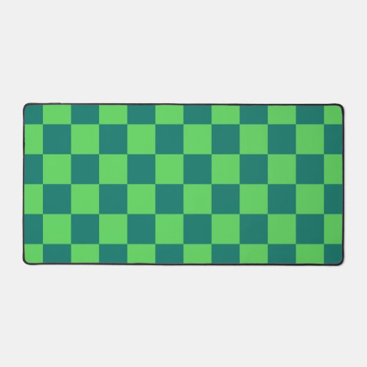 Vert bleu À damiers En vichy Motif (Recto)