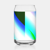 Vert bleu arc-en-ciel texture abstraite motif art (Droite)