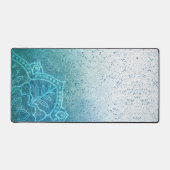 Vert bleu clair Mandala Zen (Recto)