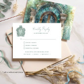 Vert bleu Mariage intemporel avec/sans repas RSVP