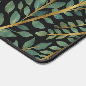 Vert bleu moderne Or Tropical Feuille verdure (Coin)