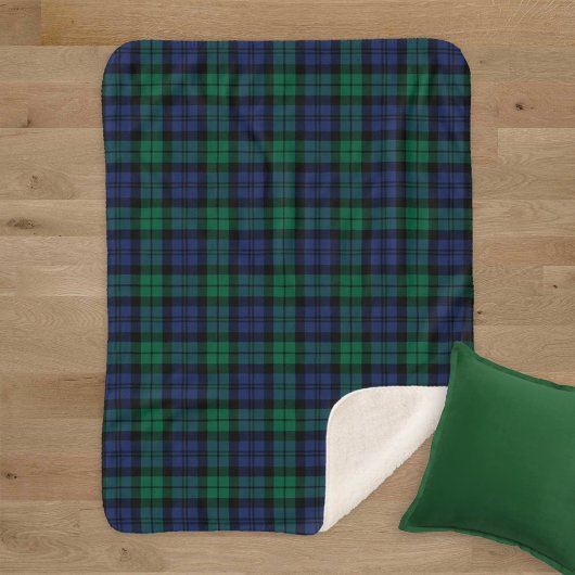 Vert Bleu Montre Noir Plaid Rustique