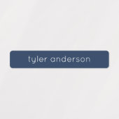 Vert Bleu Skinny imperméable Étiquettes de l'enfan (Design 1)