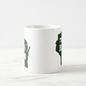 vert cassé de tasse de klaxon (Centre)