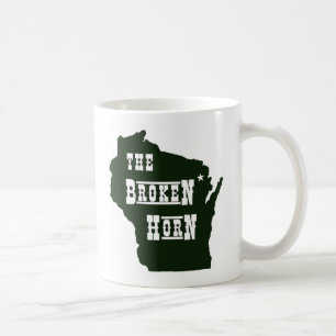 vert cassé de tasse de klaxon