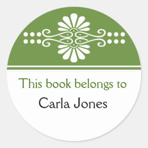 Vert Ce Livre Appartient Aux Étiquettes