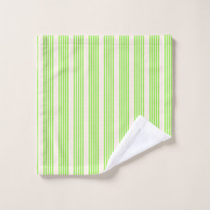 Vert citron vert et beige cinq rayures motif
