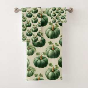 Vert Citrouille Automne Accueil Design Jeu d'oreil