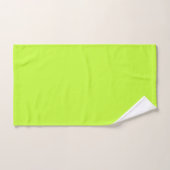 Vert clair citron solide (Serviette à main)
