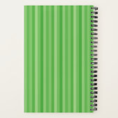 Vert clair Mon journal par moi Journal rayé (Verso)