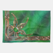 Vert comme l'herbe serviette de cuisine (Horizontal)