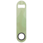 Vert, cool, aquarelle tendance motif abstrait (Dos)
