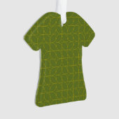 Vert, cool, tendance, abstraction foliaire ludique (devant)
