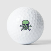Vert Crâne valeur balles de golf 3 pk (Recto)