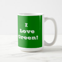 Vert d'amour de la tasse I