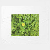 Vert dans les couvertures en toison de fleur de so (Devant (Horizontal))