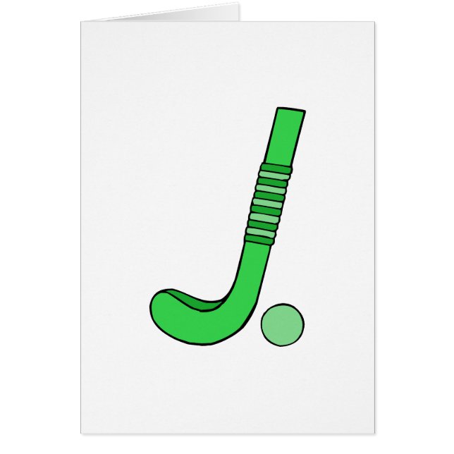 Vert de bâton de hockey de champ (Devant)