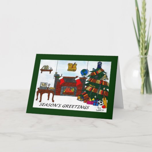 Vert de carte de Noël de TSSB (Devant)
