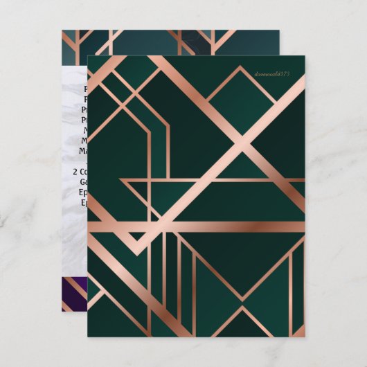 Vert de carte de référence d'écriture sainte (Devant / Derrière)