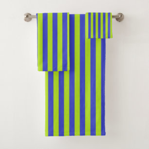 Vert de chaux vertical et rayures bleues