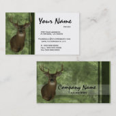 Vert de ~ de cartes de visite d'empaillage de (Devant / Derrière)