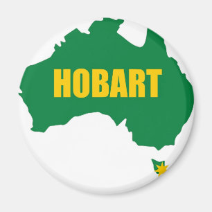 Vert de Hobart et aimant de réfrigérateur de car